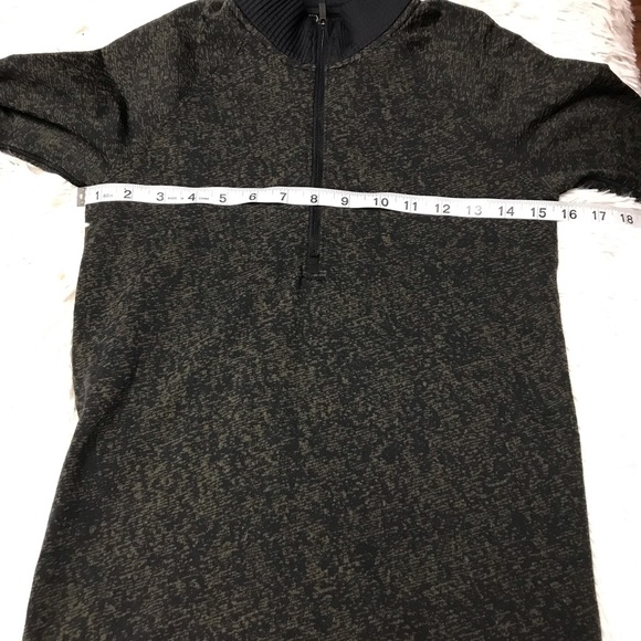 Lululemon" Rest Less -Half Zip-Pullover- black Armory - Picture 14 of 15